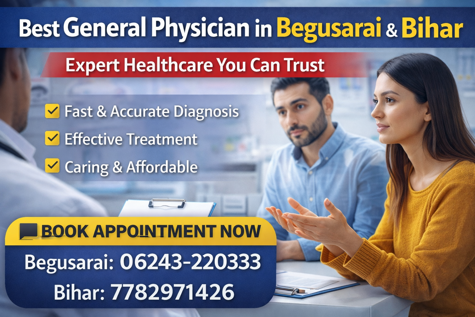 You are currently viewing Best General Physician in Begusarai – Expert Healthcare You Can Trust